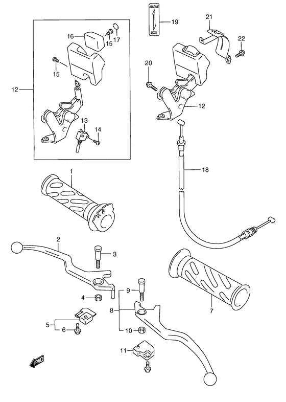 AN250 Рулевой рычаг