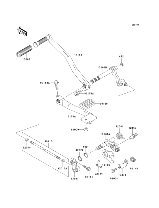 Gear change mechanism(r4/r5)