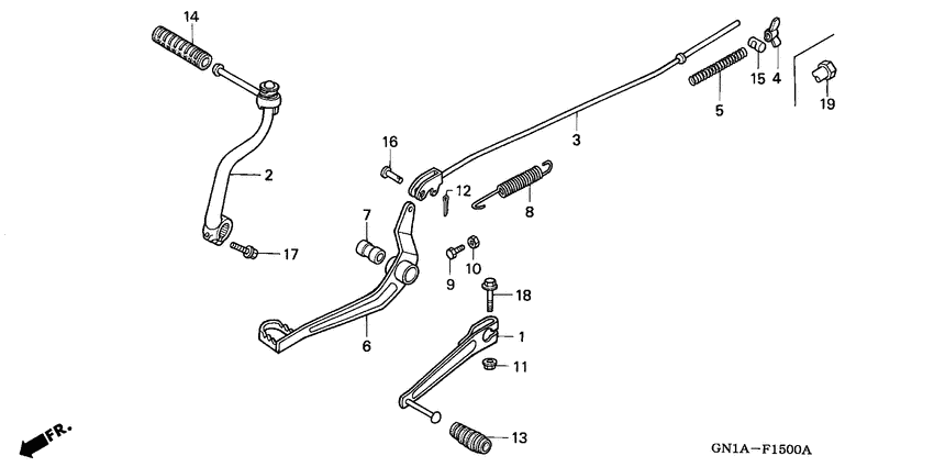 Brake pedal assy