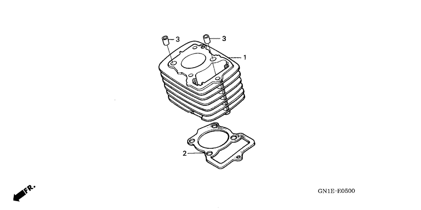XR80R Цилиндр
