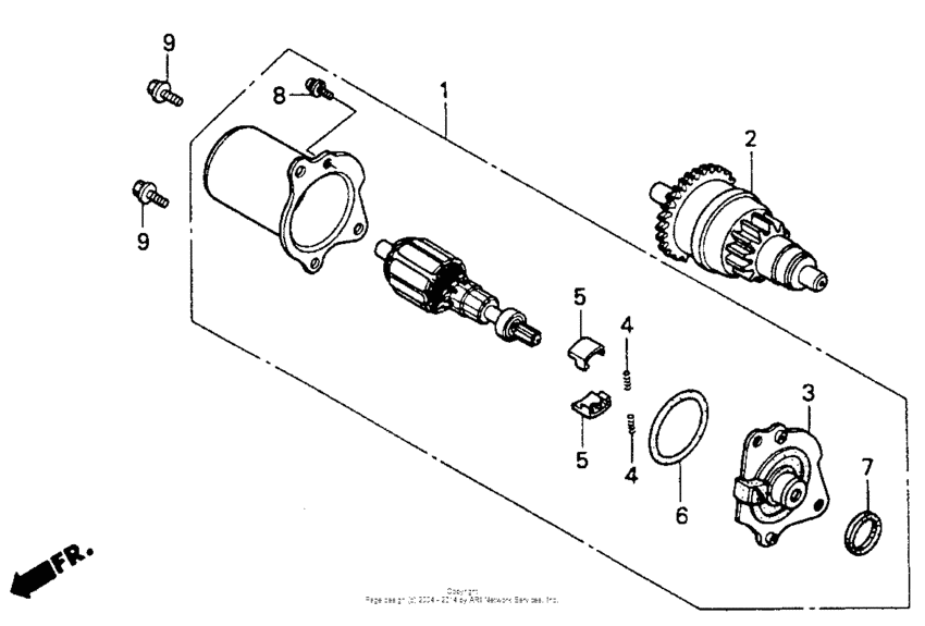 Starter motor 94