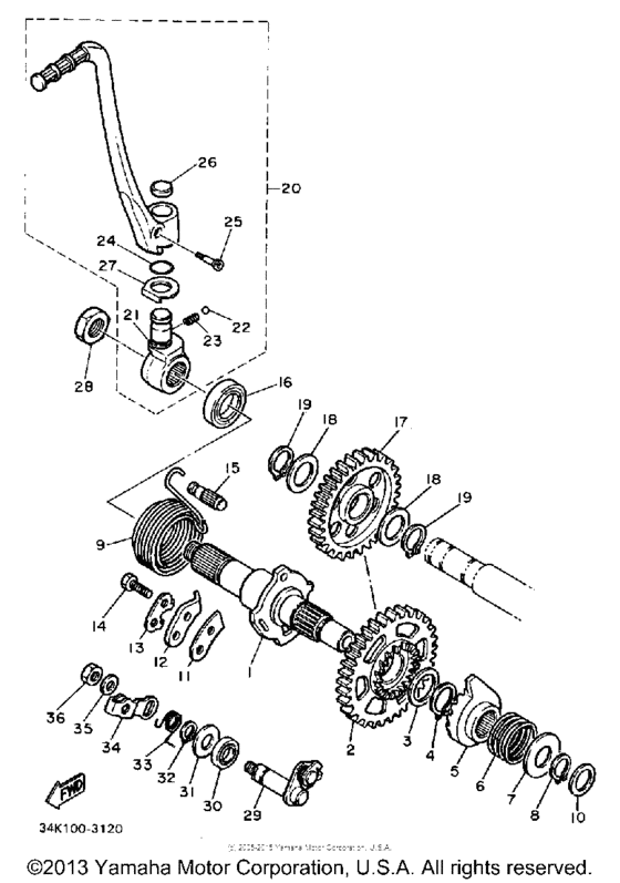 TT600L Стартер