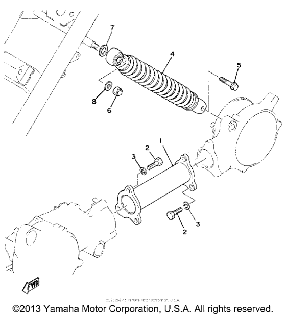 Rear arm-suspension