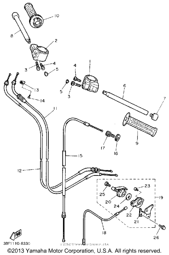 Handlebar-cable
