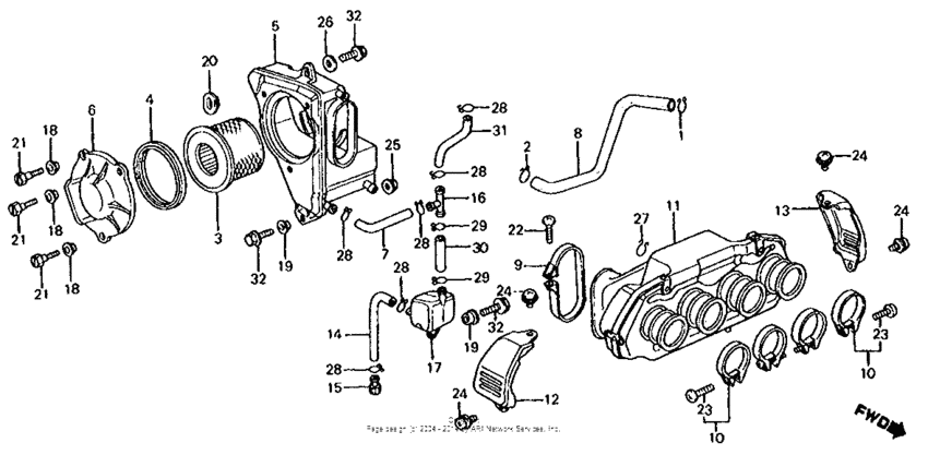 CB650 Воздушный фильтр