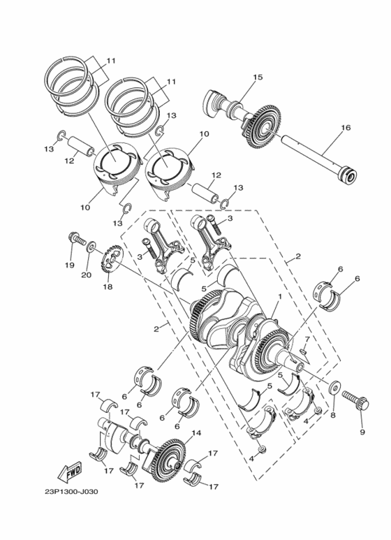Crankshaft & piston