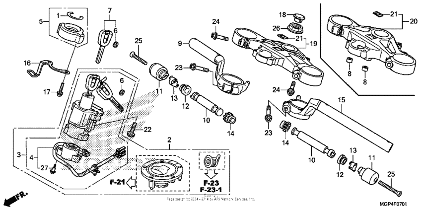 Handlebar + top bridge (2)