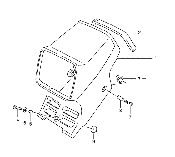 Headlamp cover  front fender