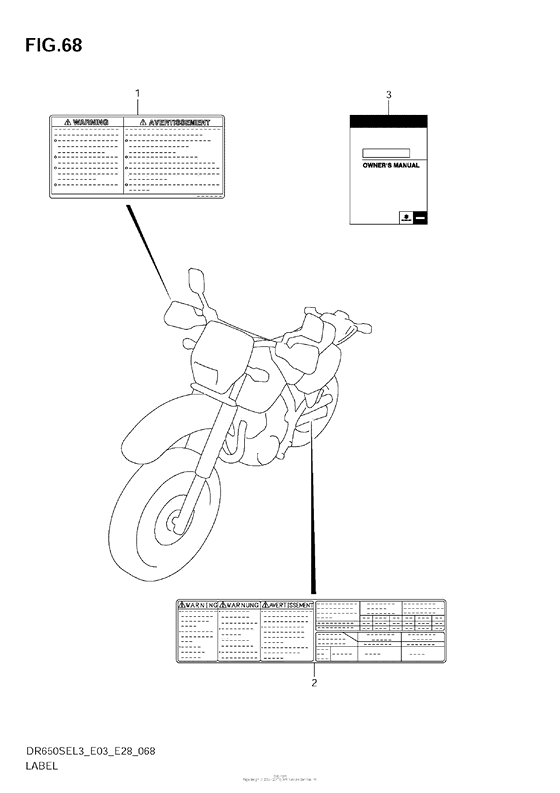 Label (Dr650Sel3 E28)