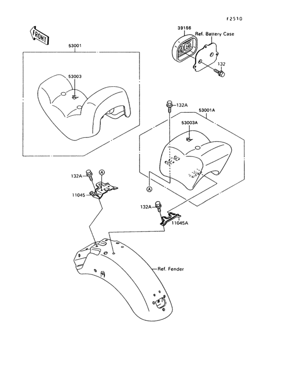 VN1500 Сиденье