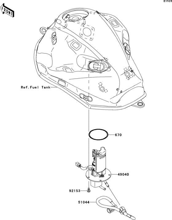 ZR800 Топливный насос