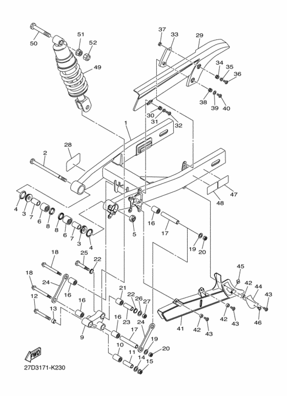 Rear arm & suspension