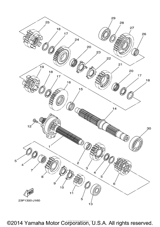 XTZ1200E Трансмиссия
