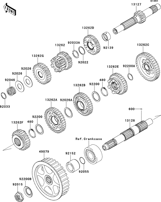 VN900 Трансмиссия