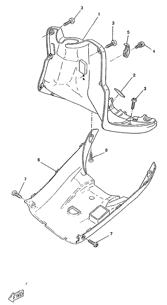 CW50RS Ветровое стекло