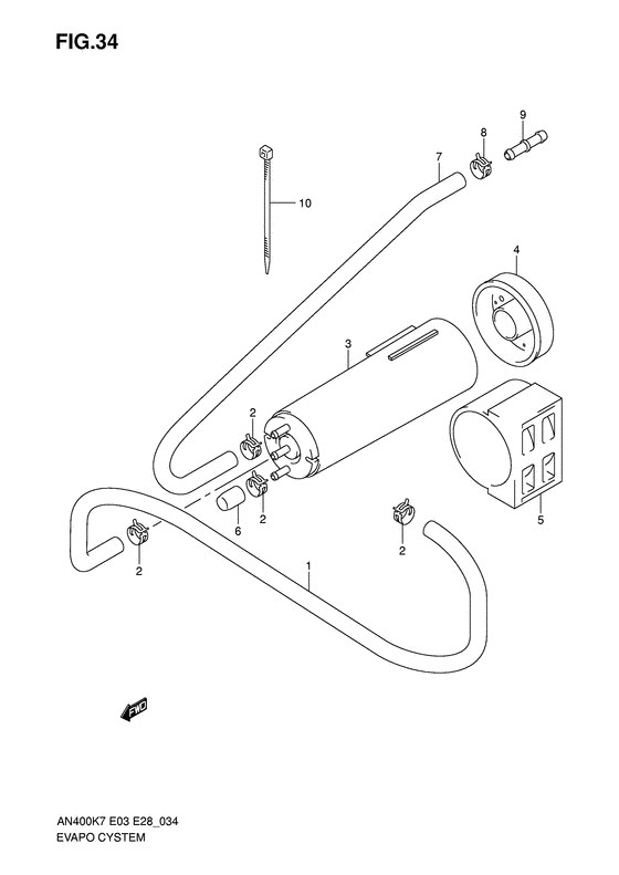 Evap system