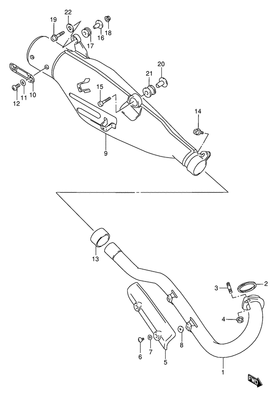 Muffler comp