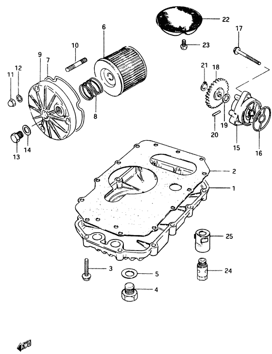 Oil pump - oil filter