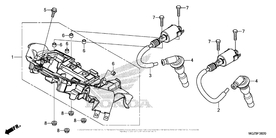 CB500X (ABS) Катушка зажигания