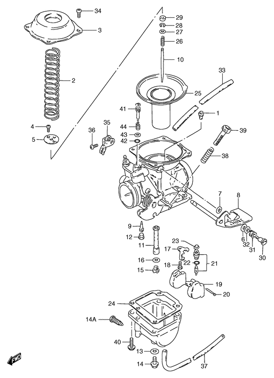 Carburetor assy