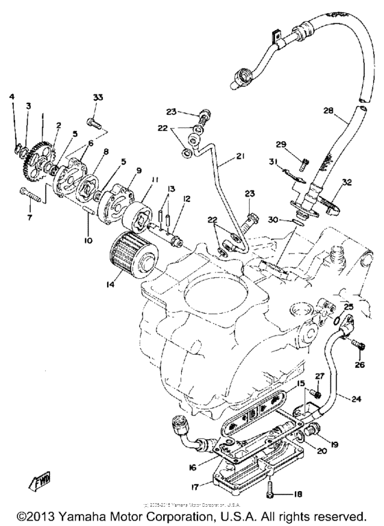 Oil pump - oil cleaner