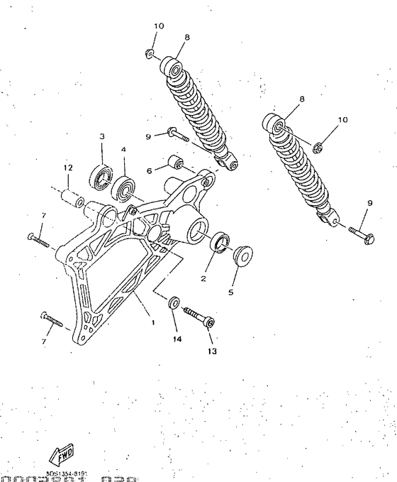 Rear arm. suspension