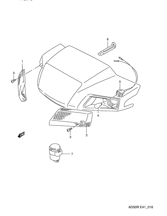 Front turn signal lamp