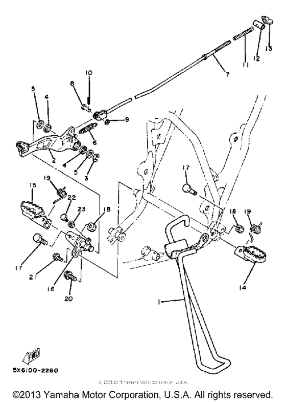 Stand - footrest