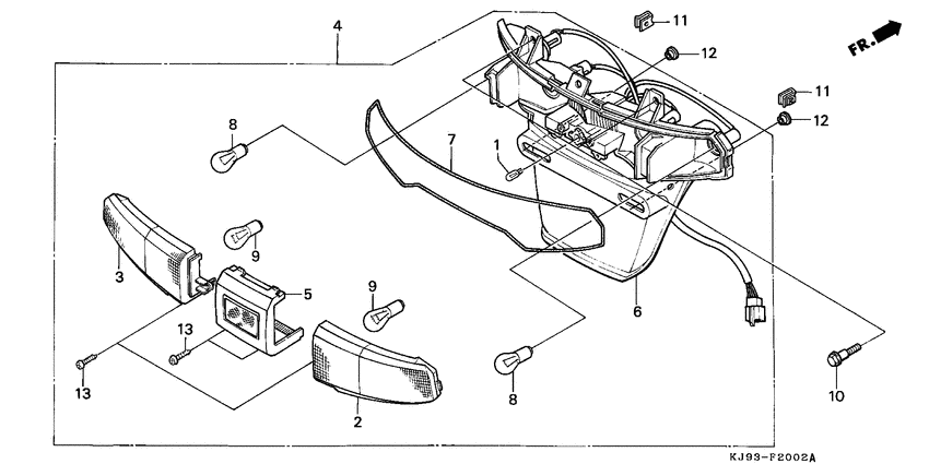 Taillight unit ass`y