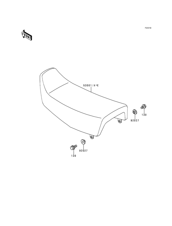 KL250 Сиденье