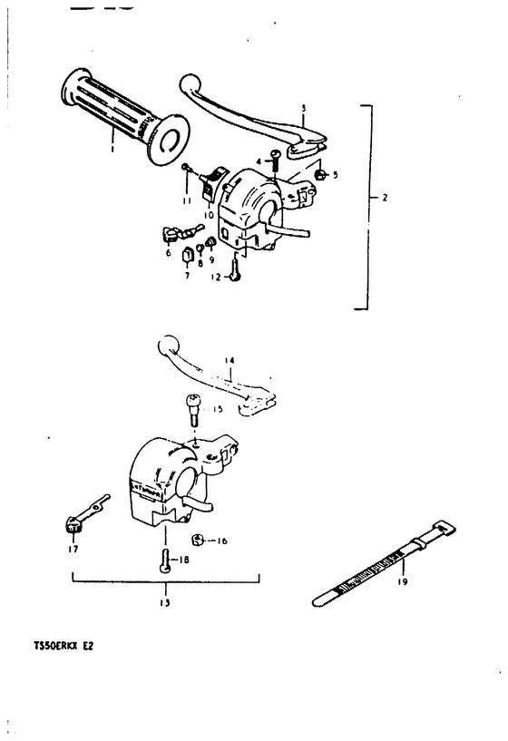 Left handle switch
