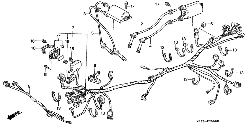 Wire harness/ ignition coil