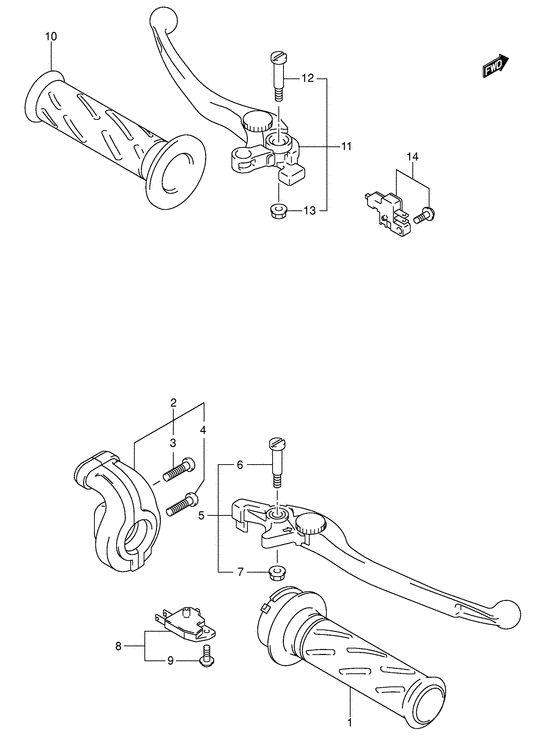 SV1000 Рулевой рычаг