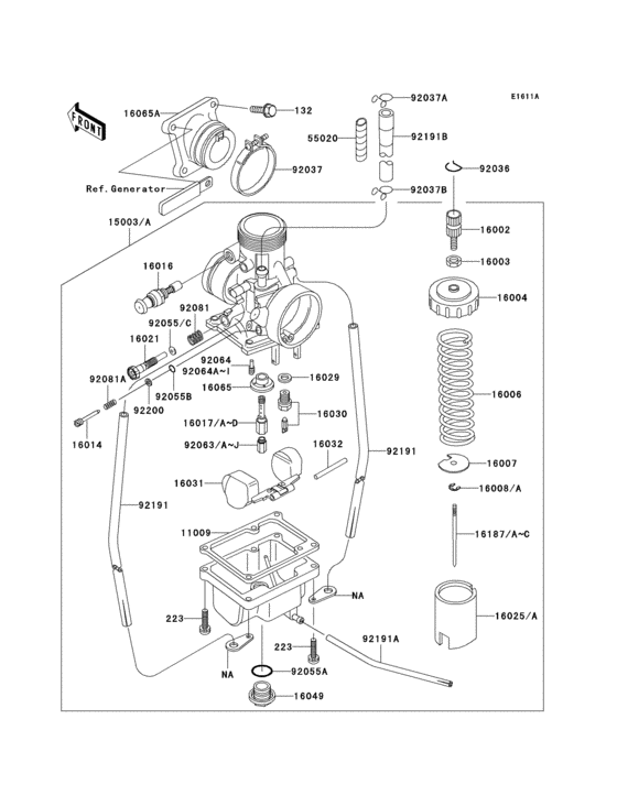 Carburetor(1/3)(kx065-a2-a5)