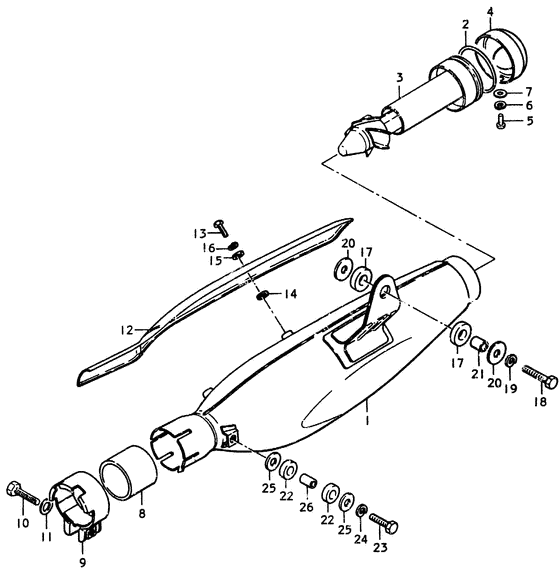 Second muffler