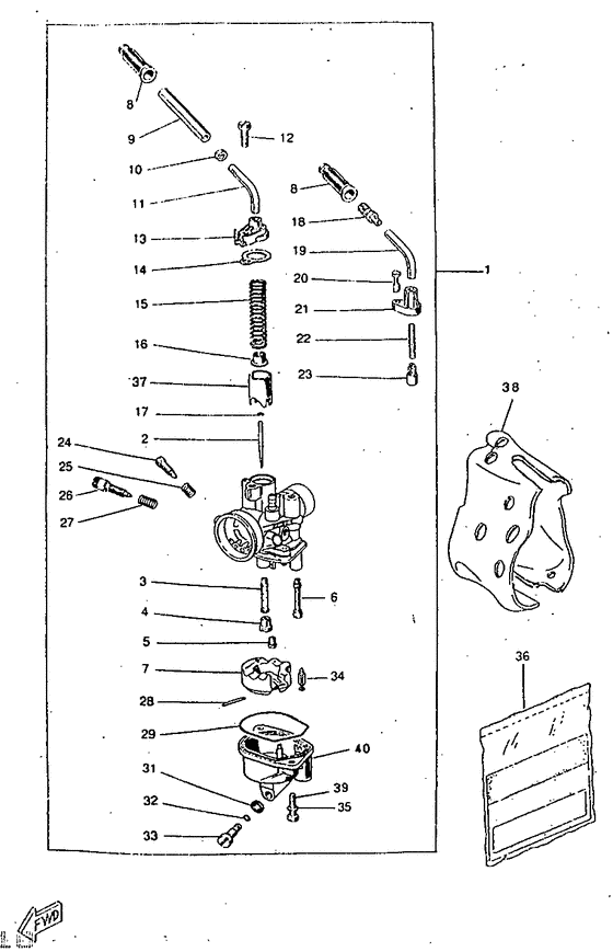 CW50RSX Карбюратор
