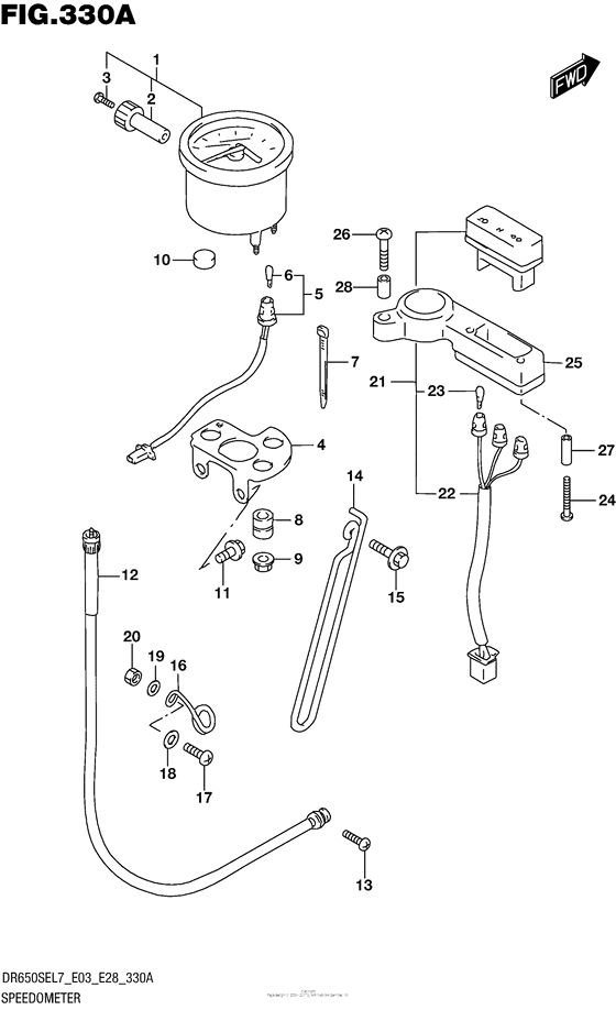 Speedometer (Dr650Sel7 E03)