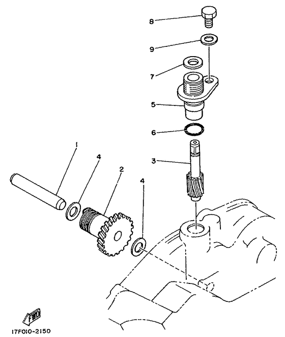 Tachometer - zahnrad