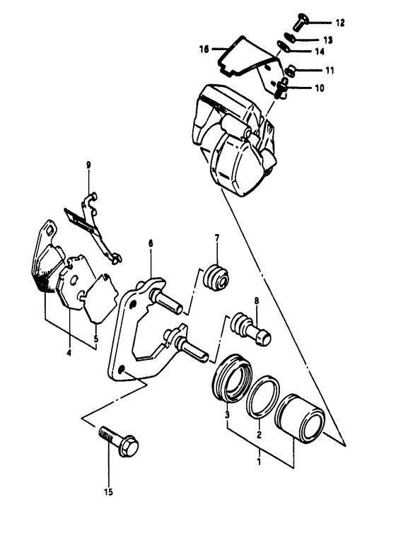 RG50 Передний суппорт тормозной