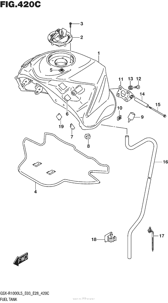 Fuel Tank (Gsx-R1000L5 E33)