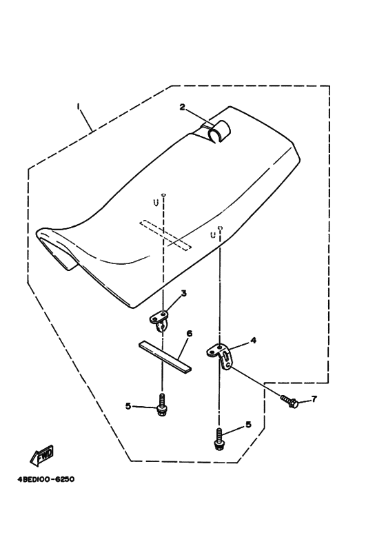 XT225 XT225L Пружина