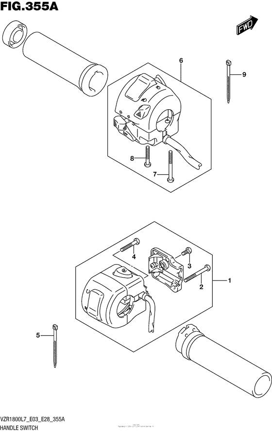 Handle Switch (Vzr1800L7 E28)