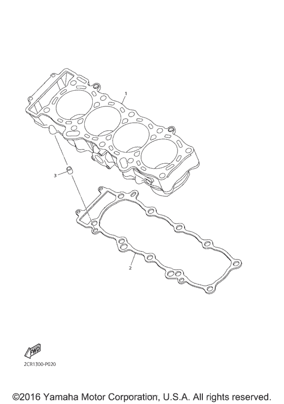 YZF-R1S Цилиндры