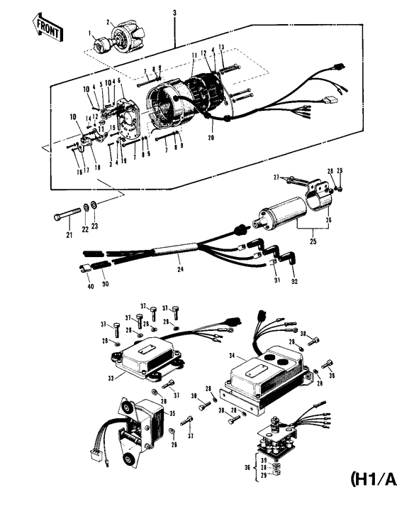 Ignition/generator/regulator