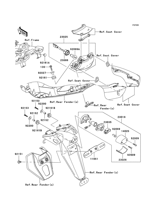 Taillight unit ass`y