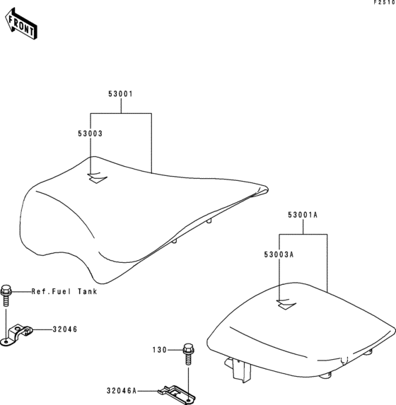 ZX900 Сиденье