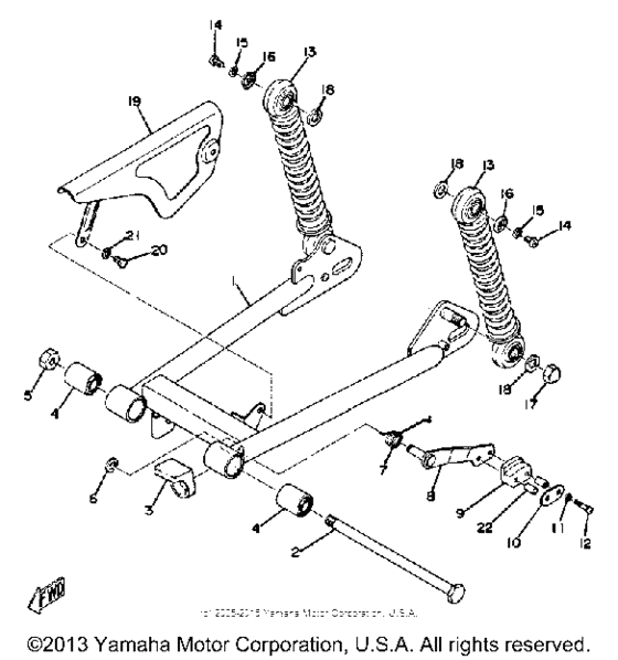 Rear arm-reap cushion-chain case