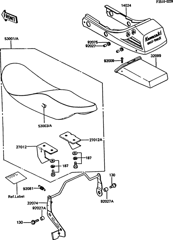Seat(zx550-a3/a4/a5)