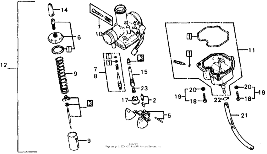 Carburetor (2) 76-78