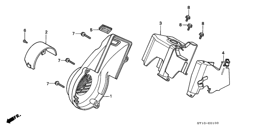 Fan cover/shroud